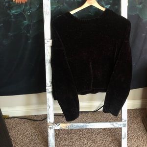 Silence and noise velvet sweater